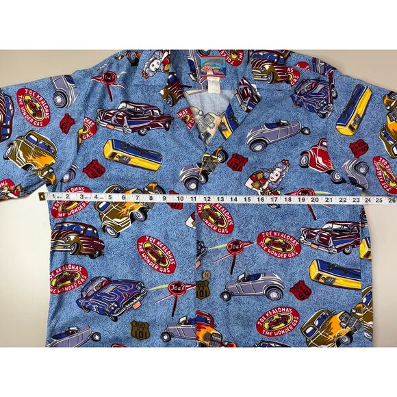 VTG Reyn Spooner Joe Kealoha's Hawaiian Shirt Mens M Tiki Aloha Hotrod Gasser - Picture 3 of 10